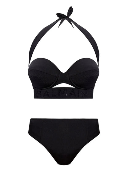 Logo-Embellished Bikini Set