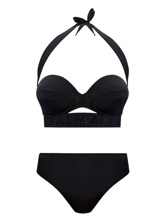 Logo-Embellished Bikini Set