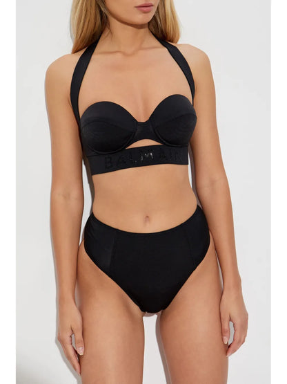 Logo-Embellished Bikini Set