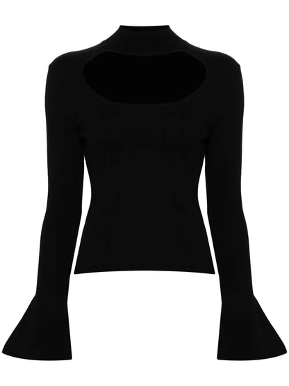 Cut-Out Sweater