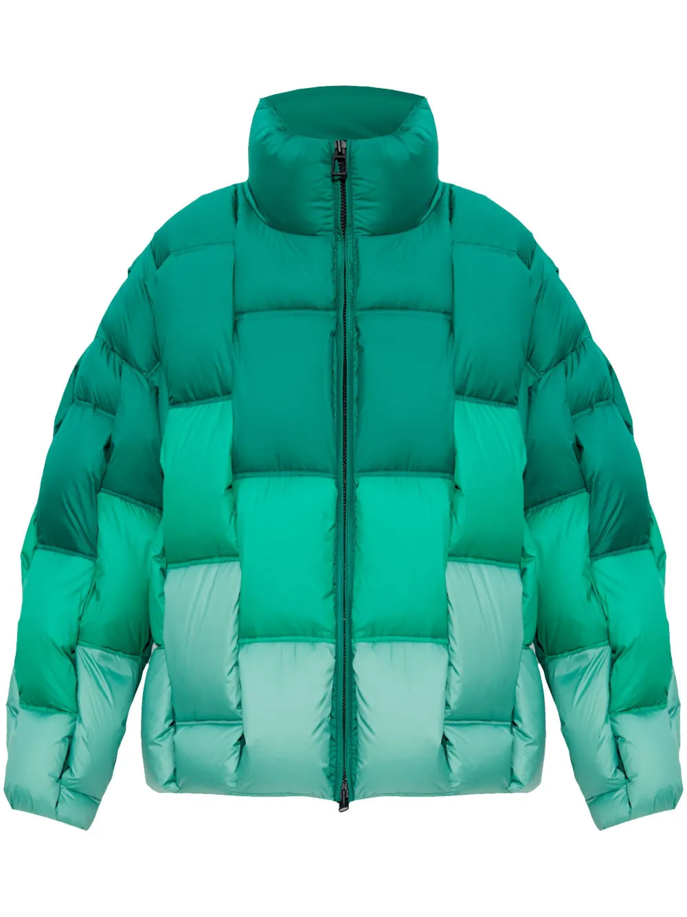 Embossed-Logo Padded Jacket