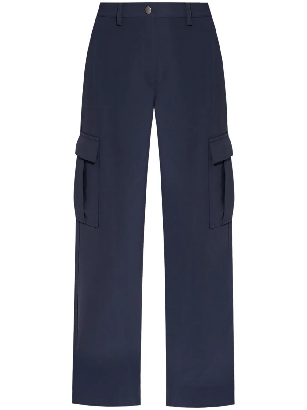 Wide-Leg Cargo Trousers