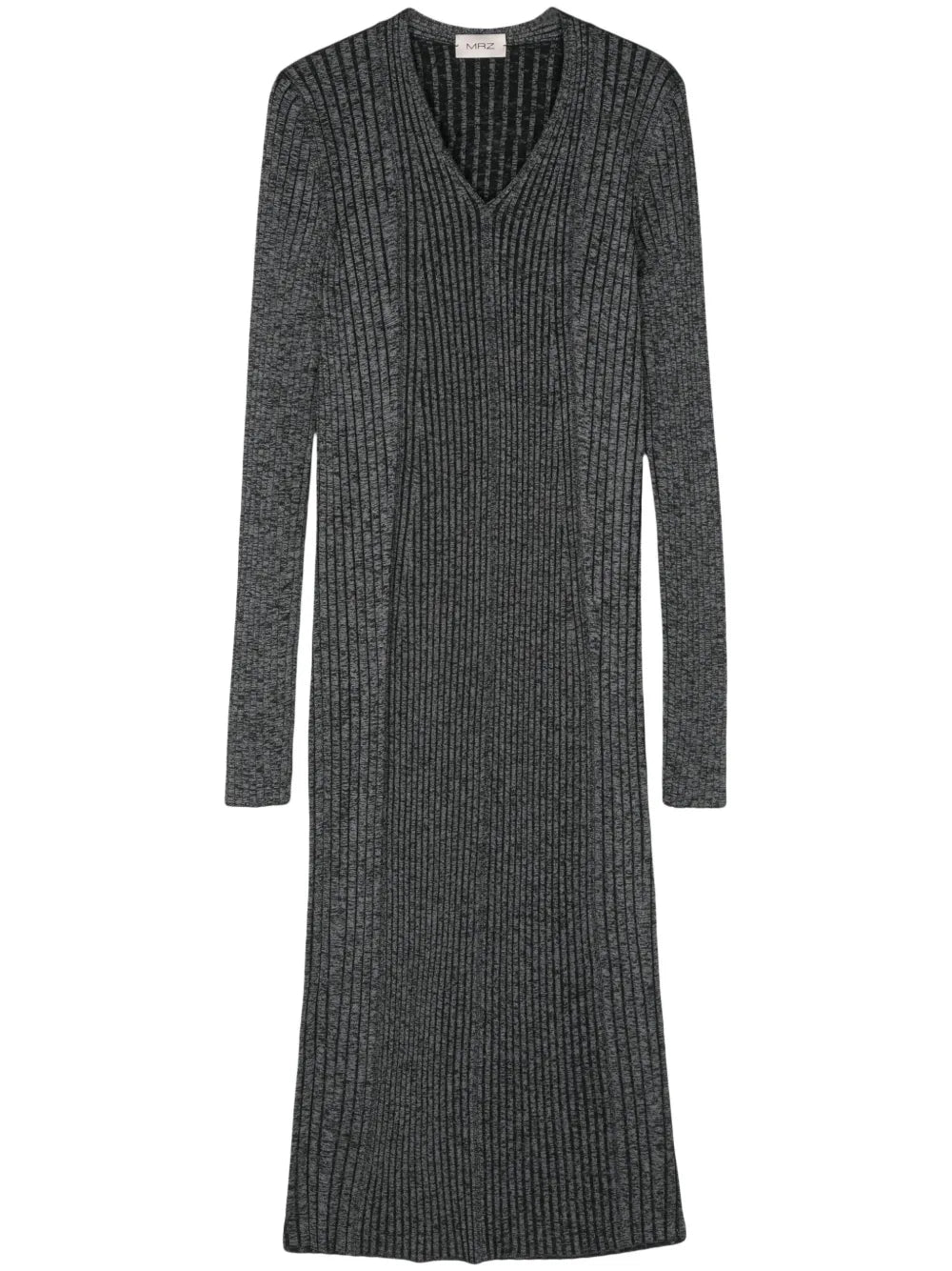 Ribbed-Knit Midi Dress
