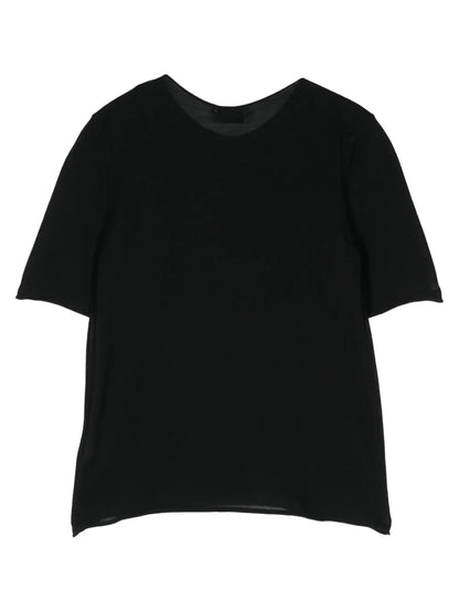 Fine-Ribbed Top