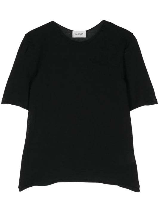 Fine-Ribbed Top