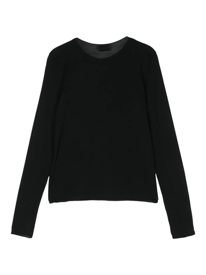 Fine-Ribbed Jumper