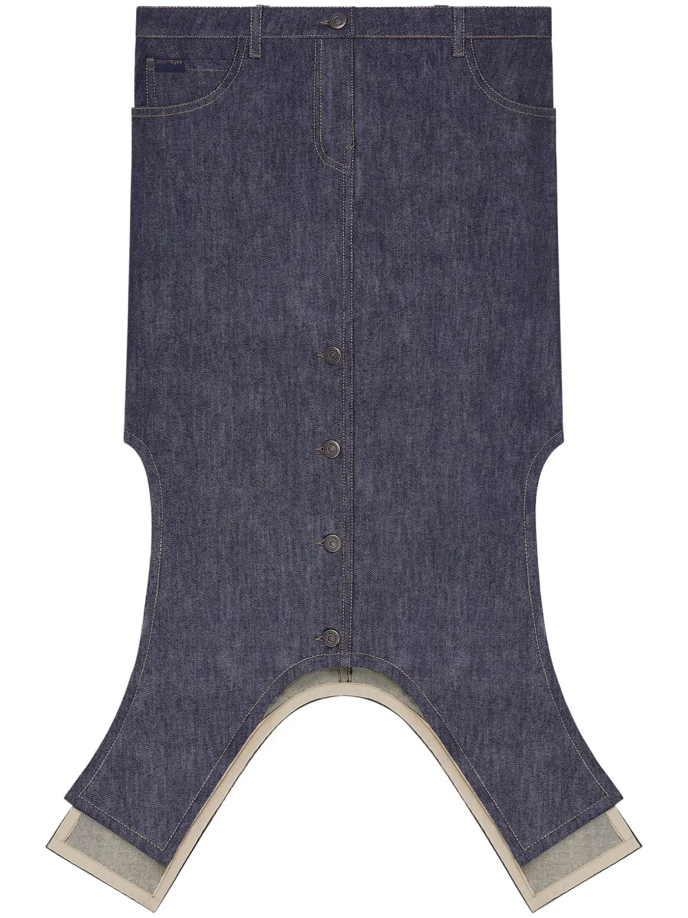 Asymmetric-Hem Skirt