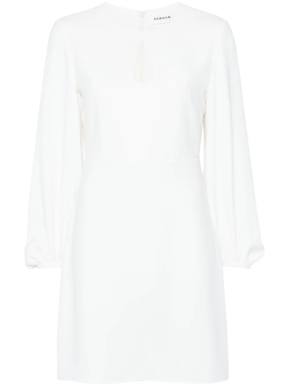 Keyhole-Neck Mini Dress