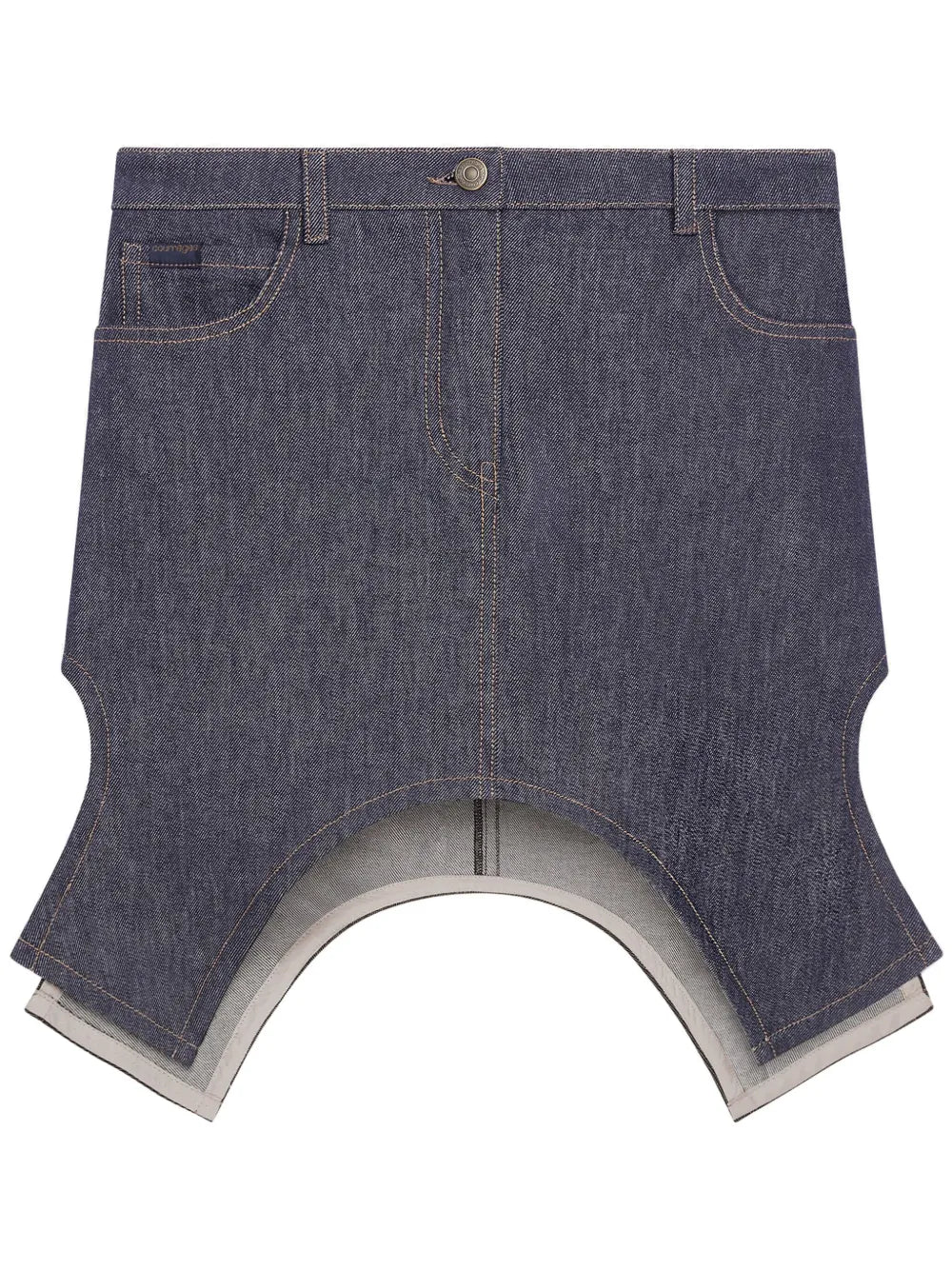 Asymmetric Mini Skirt