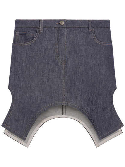 Asymmetric Mini Skirt