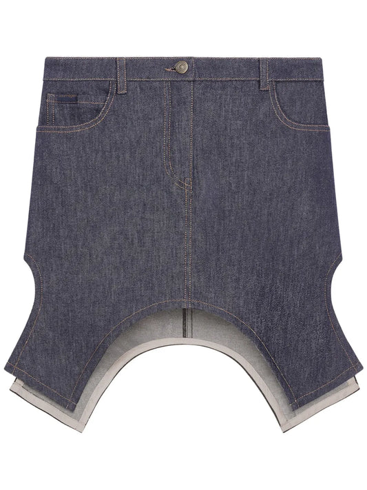 Asymmetric Mini Skirt