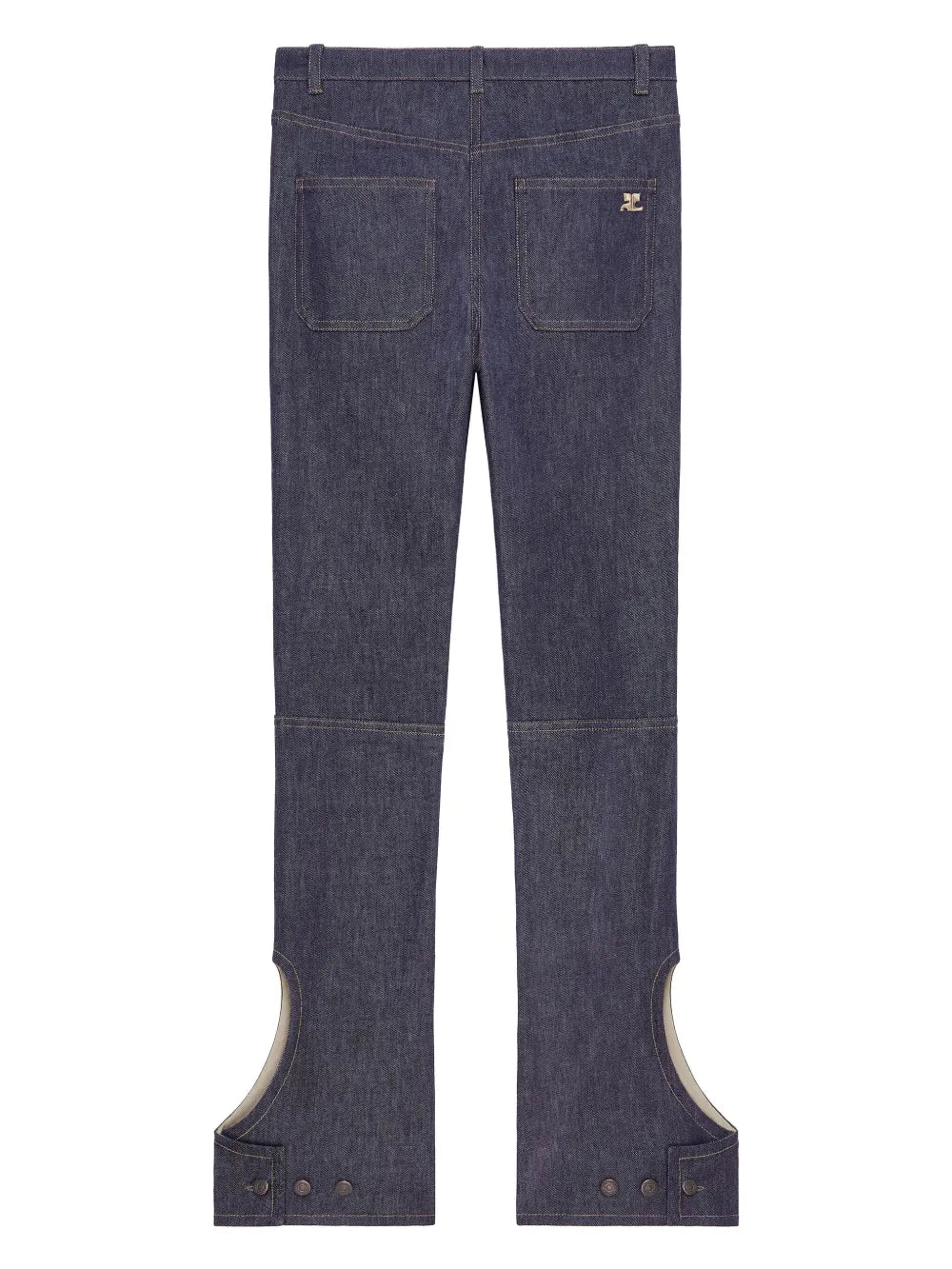 Logo-Embroidered Straight Jeans