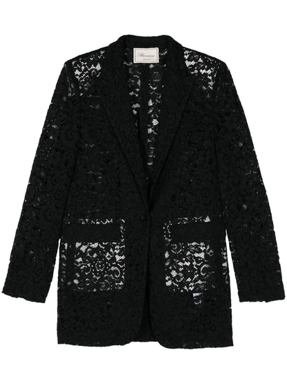 Corded-Lace Blazer