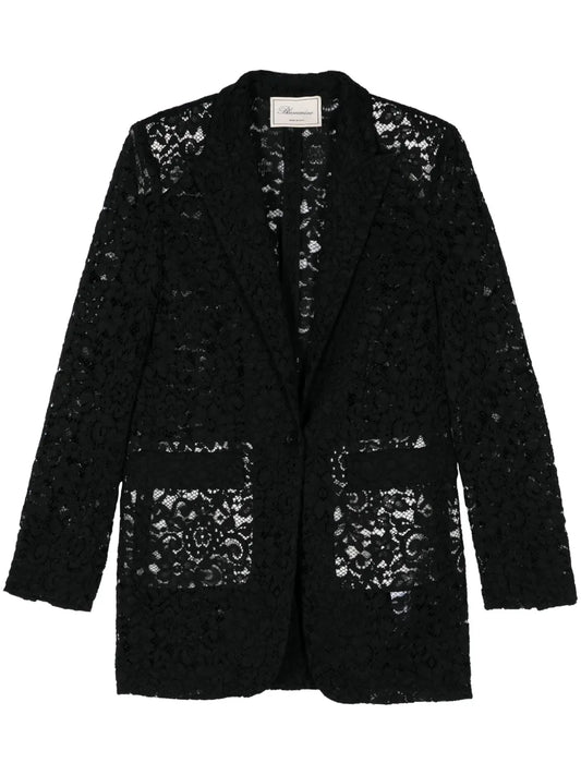 Corded-Lace Blazer