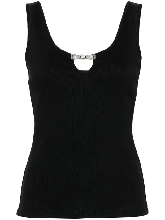 Bow-Detail Tank Top