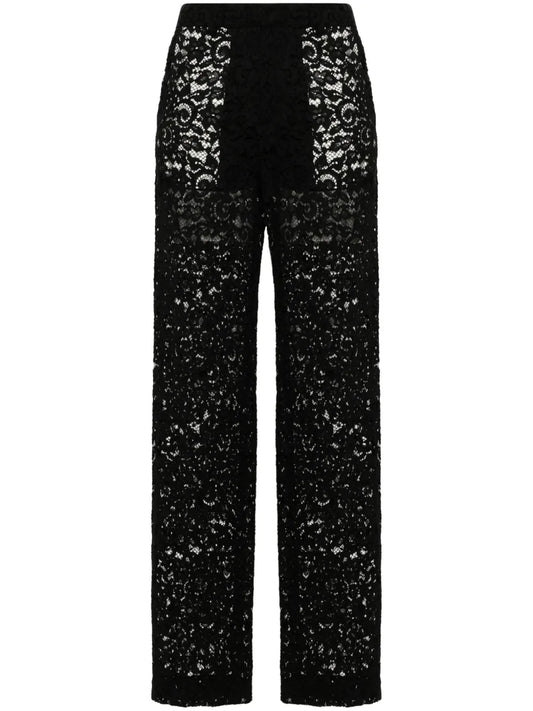 Corded-Lace Trousers