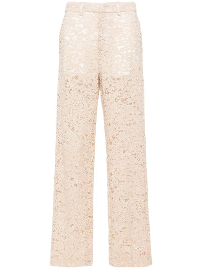 Corded-Lace Trousers