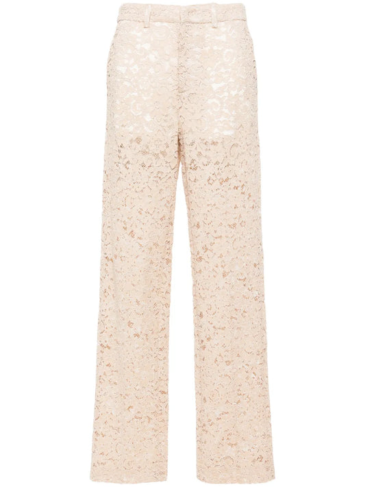 Corded-Lace Trousers