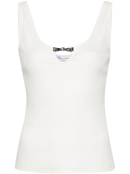 Bow-Detail Tank Top