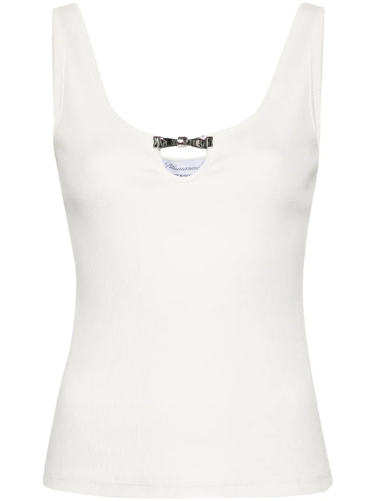 Bow-Detail Tank Top