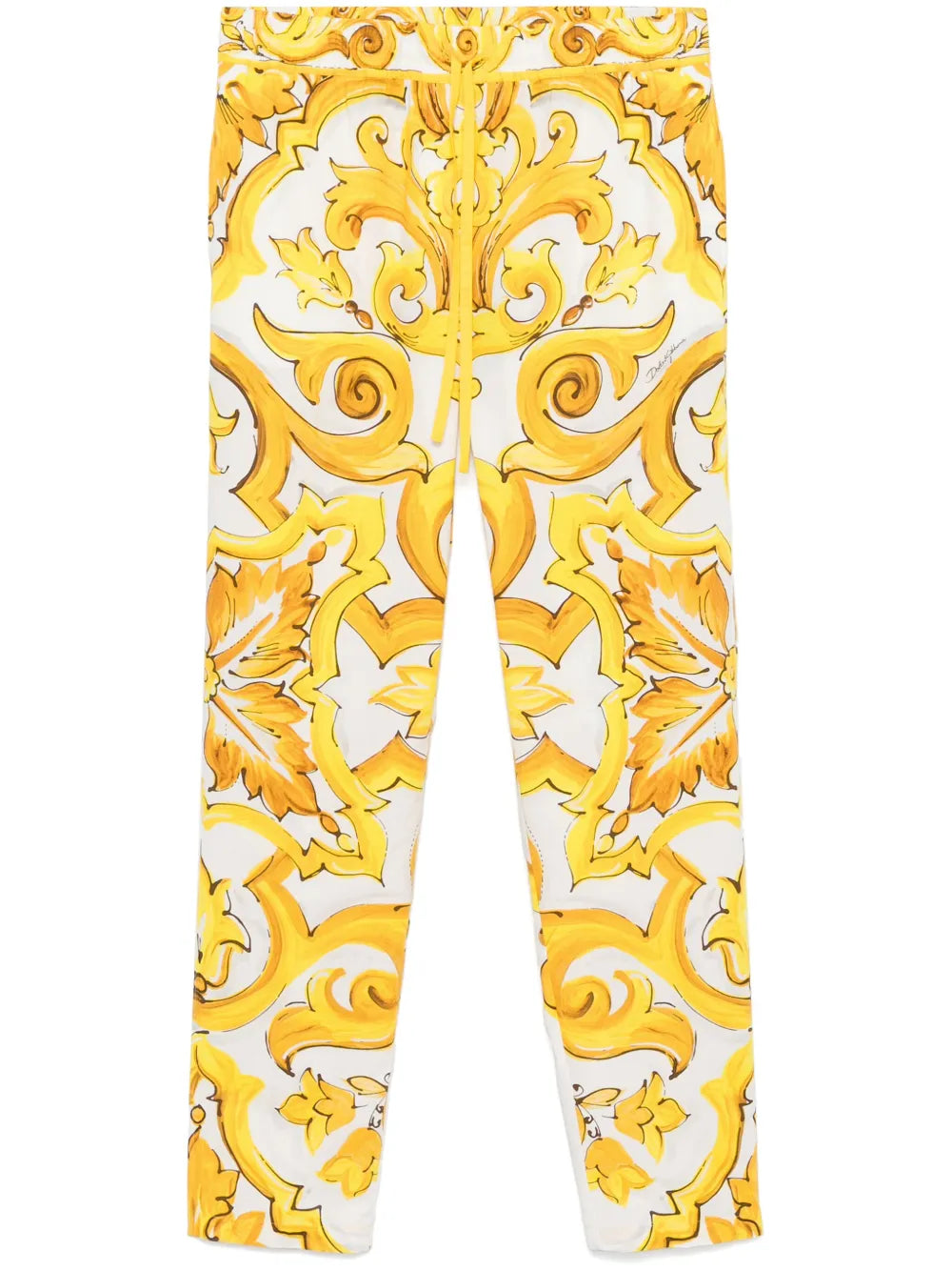 Majolica-Print Trousers