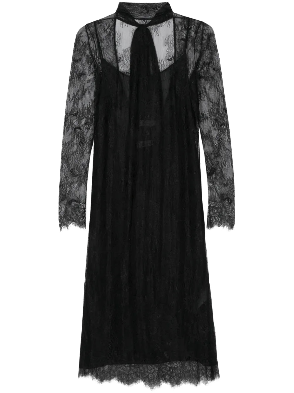 Chantilly-Lace Maxi Dress