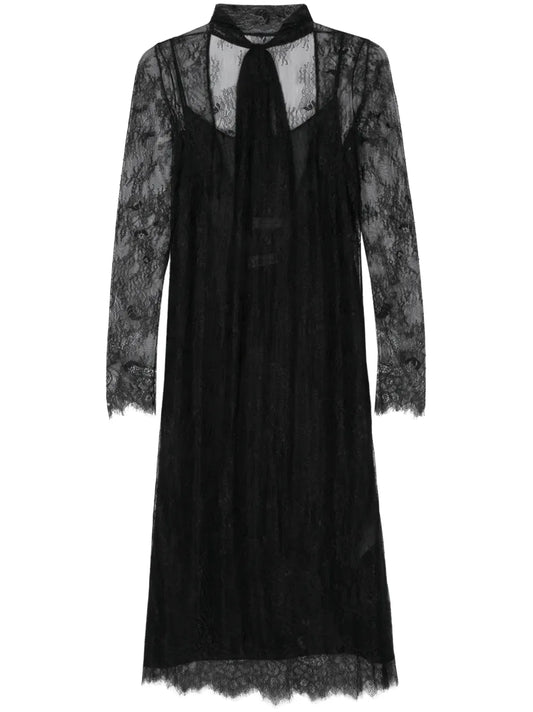 Chantilly-Lace Maxi Dress