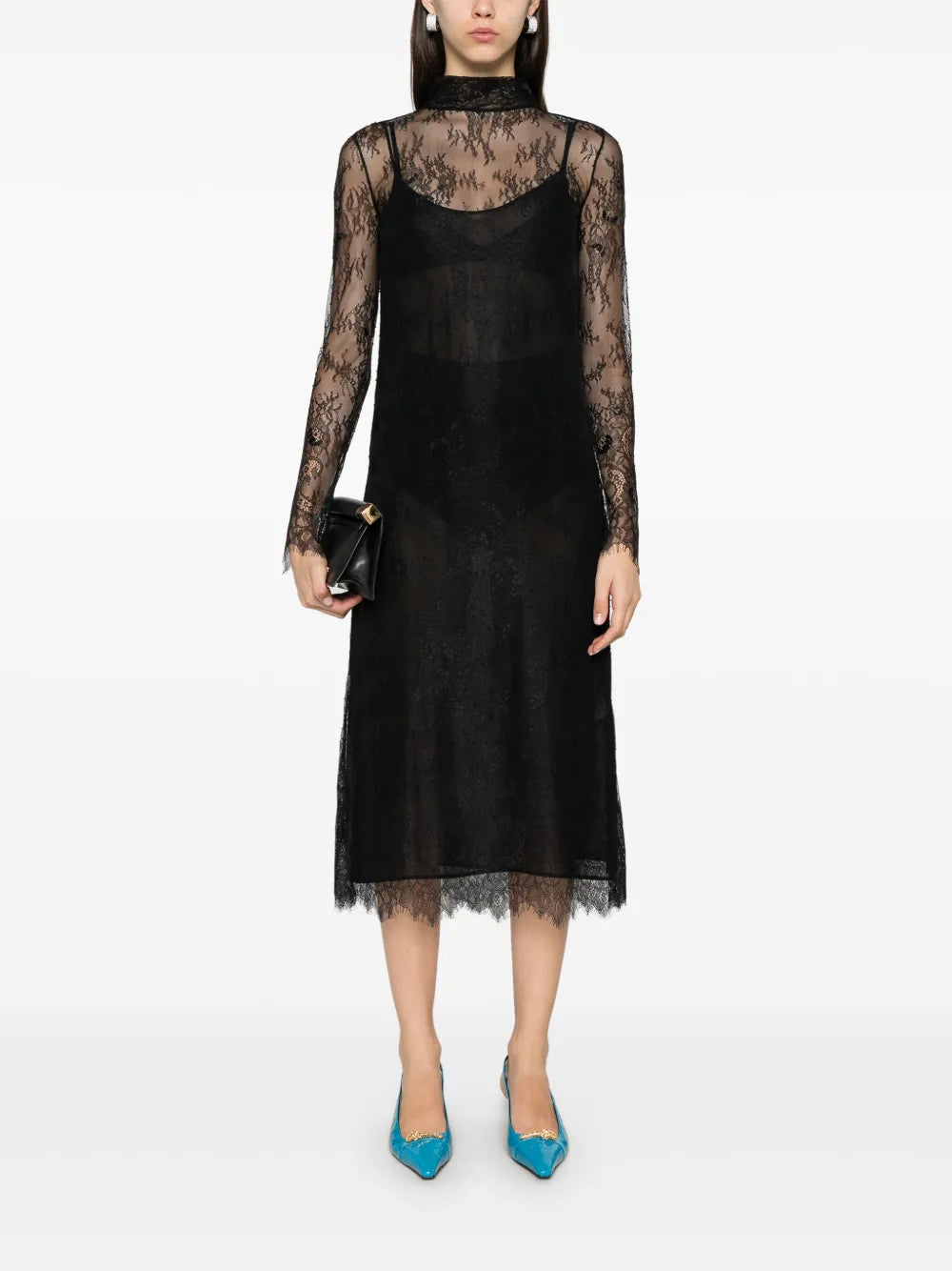 Chantilly-Lace Maxi Dress
