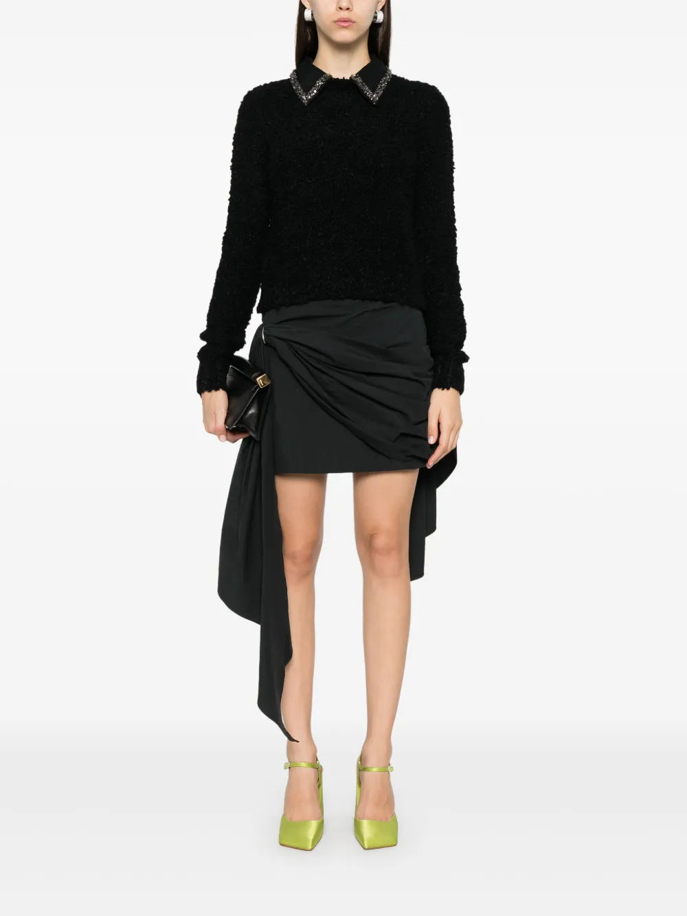 Crystal-Embellished Sweater