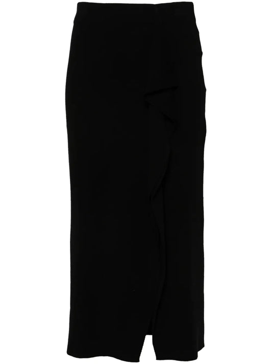 Draped Midi Skirt
