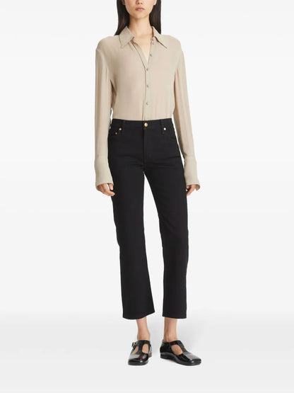 Cropped Flared Jeans