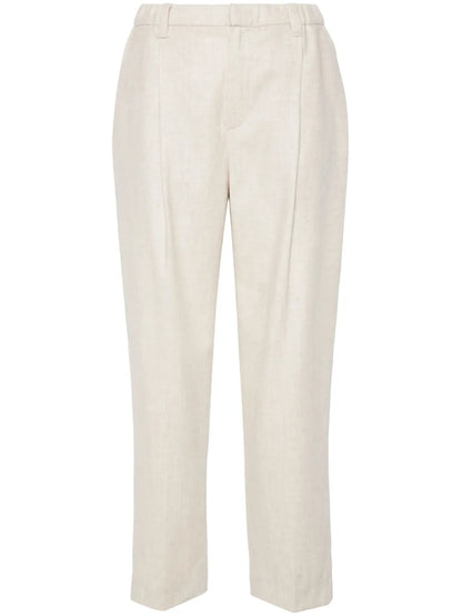 Pleat-Detail Trousers