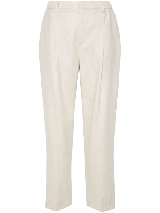 Pleat-Detail Trousers