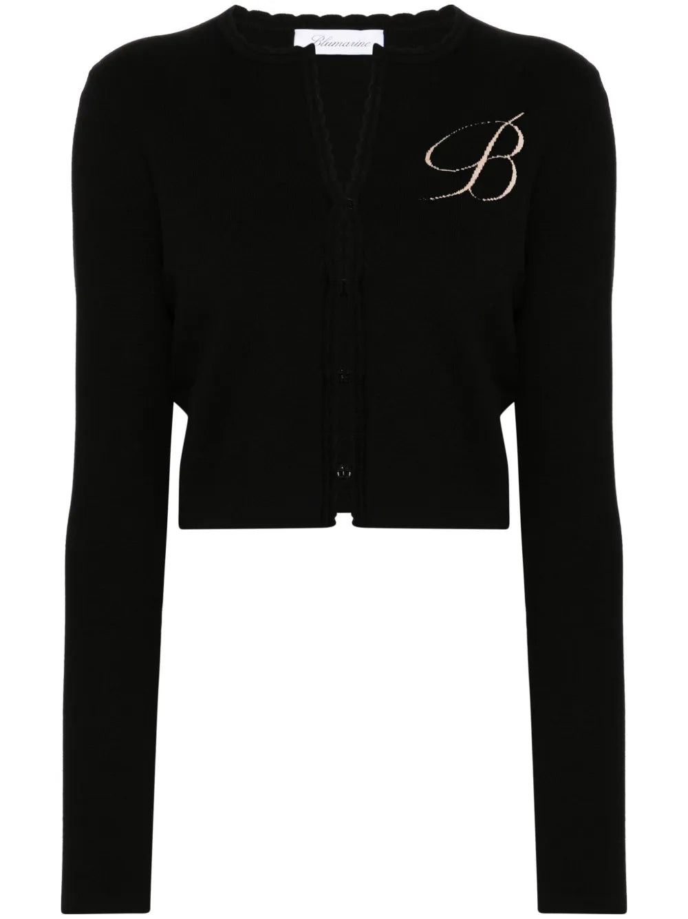 Logo-Jacquard Cardigan
