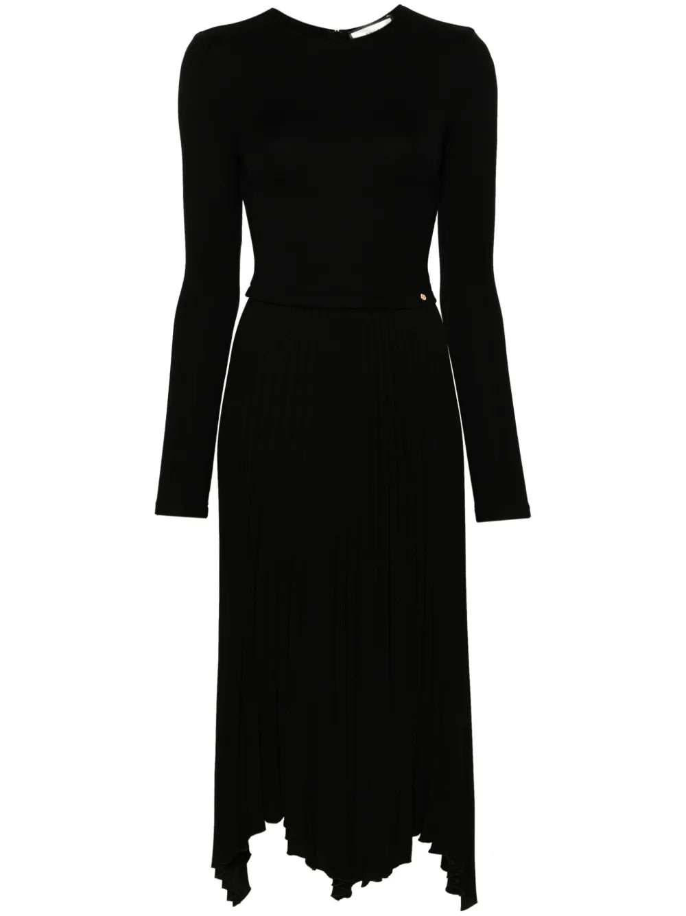 Logo-Plaque Midi Dress