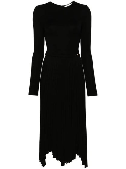 Logo-Plaque Midi Dress