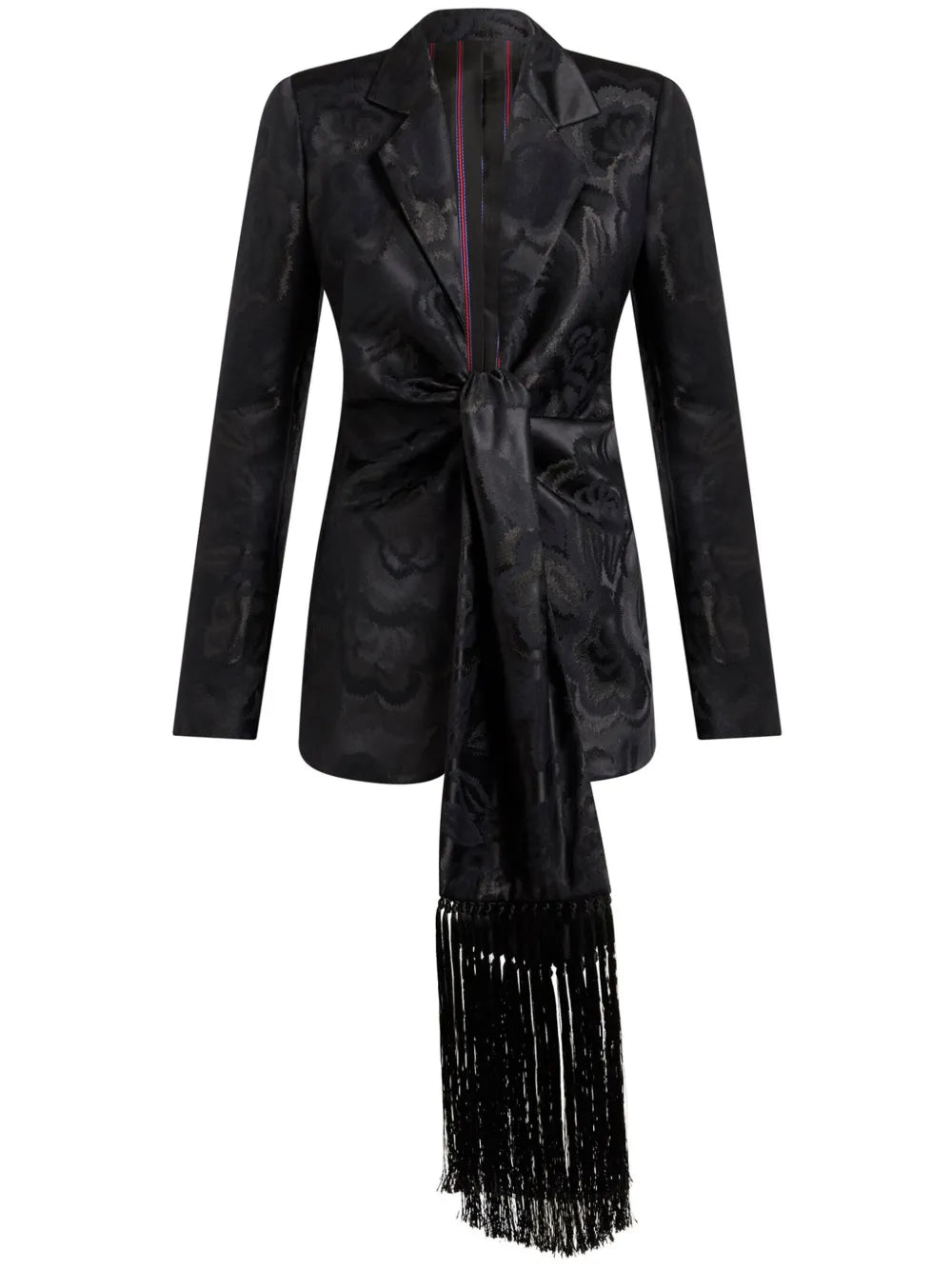 Jacquard Scarf Jacket