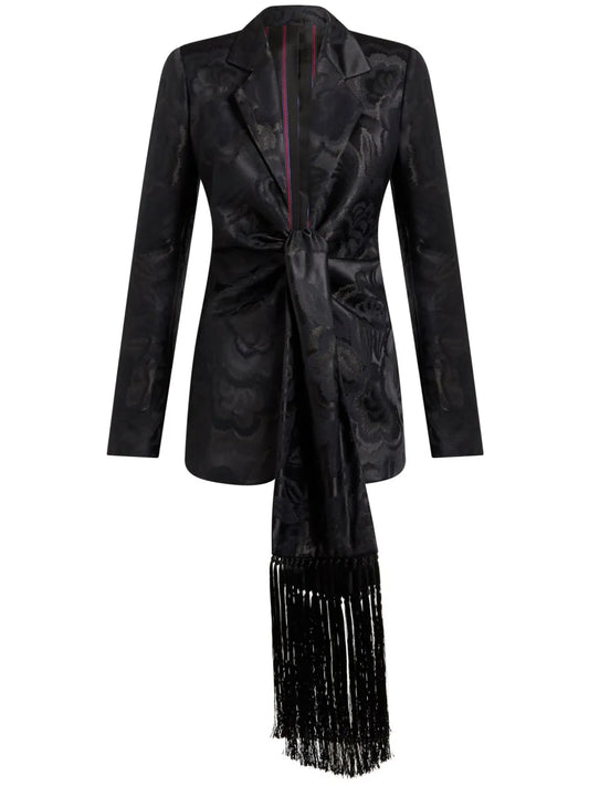 Jacquard Scarf Jacket