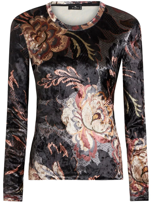 Printed Chenille T-Shirt