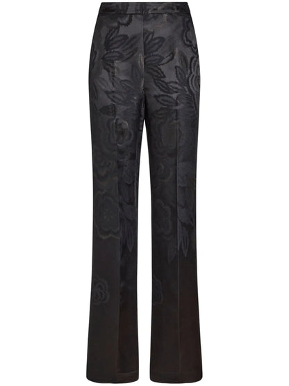 Jacquard Palazzo Trousers