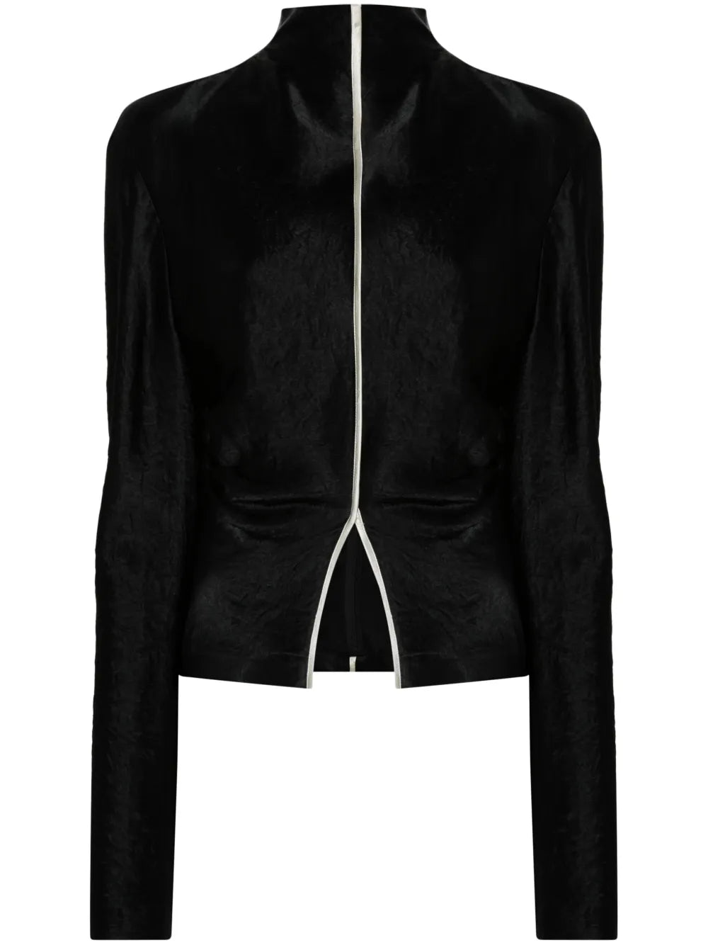 High-Neck Draped Top