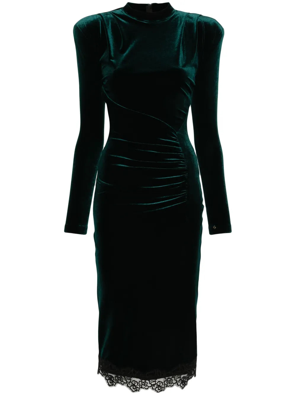 Logo-Plaque Midi Dress