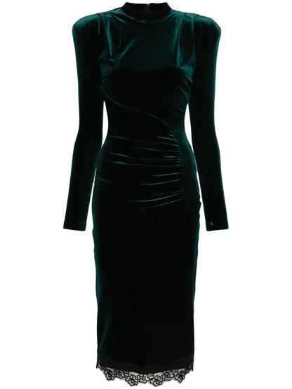 Logo-Plaque Midi Dress