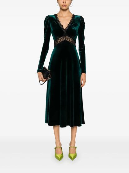 Logo-Plaque Maxi Dress