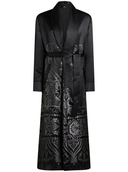 Jacquard Duster Coat