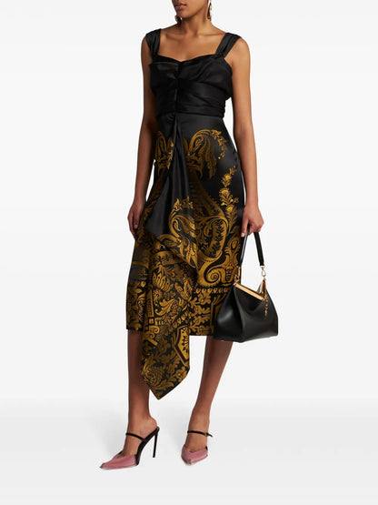 Jacquard Midi Dress