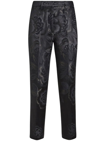 Jacquard Tapered Trousers
