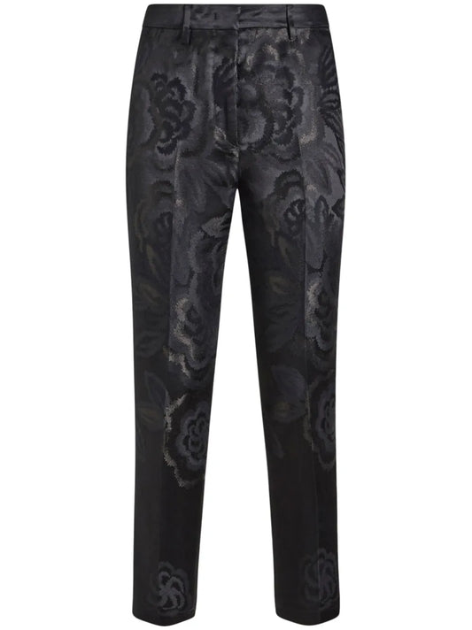 Jacquard Tapered Trousers