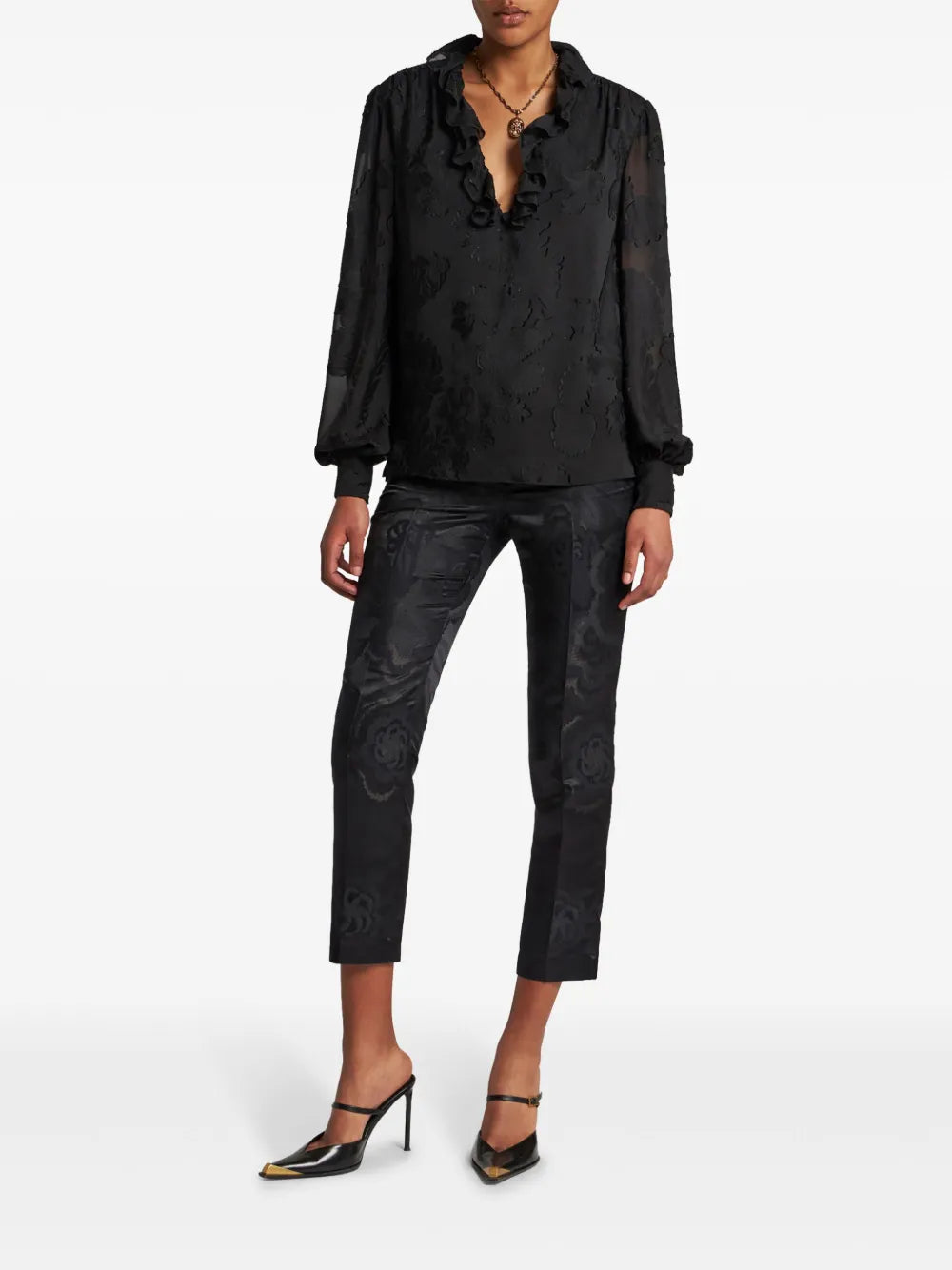 Jacquard Blouse