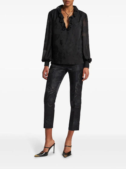 Jacquard Blouse